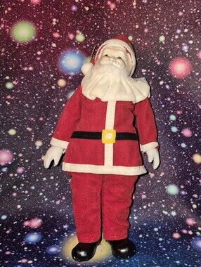 🎄 Vintage 8" Victorian Santa Claus Porcelain Ornament 🎄